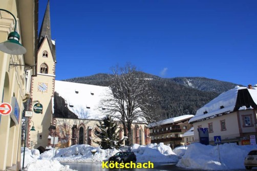 Holiday Villa Carinthia 29 Church on town square, Kötschach